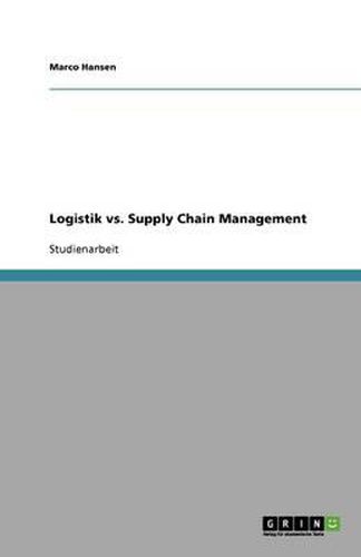 Cover image for Logistik vs. Supply Chain Management