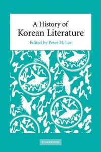 Cover image for A History of Korean Literature