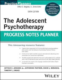 Cover image for The Adolescent Psychotherapy Progress Notes Planner