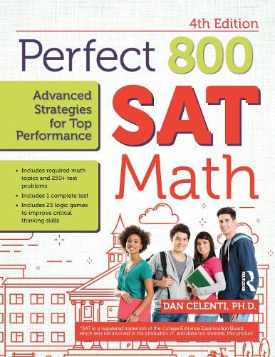 Cover image for Perfect 800 SAT Math: Advanced Strategies for Top Performance