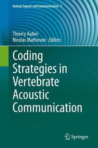 Cover image for Coding Strategies in Vertebrate Acoustic Communication