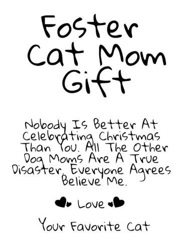 Cover image for Foster Cat Mom Gift: Nobody Is Better At Celebrating Christmas Than You. All The Other Cat Moms Are A True Disaster. Everyone Agrees Believe Me. Love Your Favorite Cat