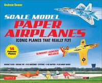 Cover image for Scale Model Paper Airplanes Kit: Iconic Planes That Really Fly! Slingshot Launcher Included! - Just Pop-out and Assemble (14 Famous Pop-out Airplanes)
