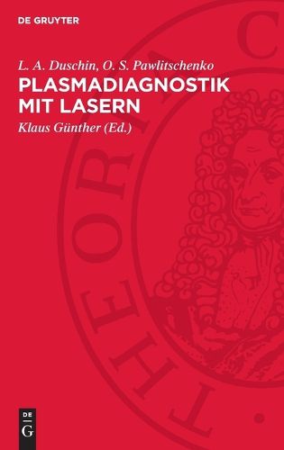 Cover image for Plasmadiagnostik mit Lasern