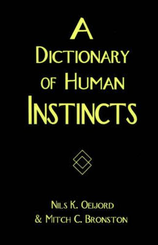 Cover image for A Dictionary of Human Instincts