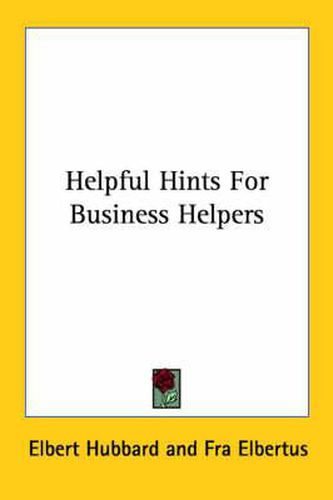 Cover image for Helpful Hints for Business Helpers