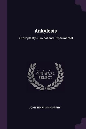 Cover image for Ankylosis