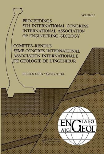 Cover image for 5th Int Congress Int Assoc of Engineering Geology Argen