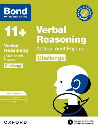 Cover image for Bond 11+: Bond 11+ Verbal Reasoning Challenge Assessment Papers 10-11 years