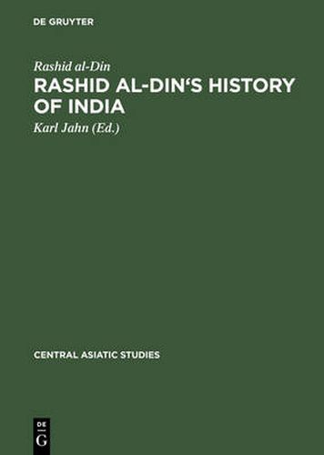 Cover image for Rashid al-Din's History of India: Collected Essays with Facsimiles and Indices