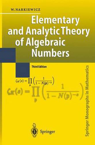 Cover image for Elementary and Analytic Theory of Algebraic Numbers