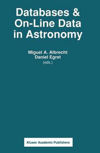 Cover image for Data Bases and On-line Data in Astronomy