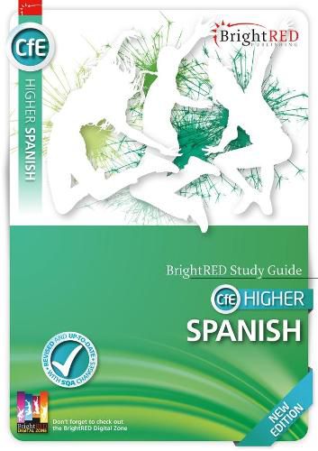 Cover image for BrightRED Study Guide Higher Spanish - New Edition