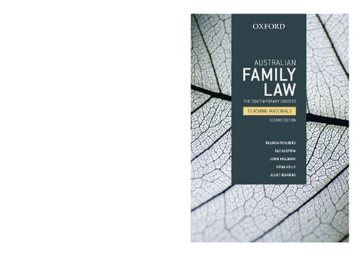 Cover image for Australian Family Law Teaching Materials eBook
