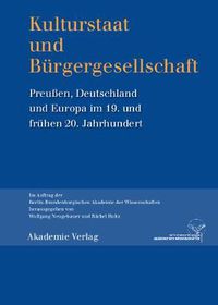 Cover image for Kulturstaat und Burgergesellschaft