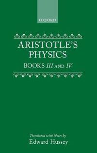 Cover image for Aristotle's Physics Books III and IV