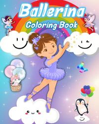 Cover image for Ballerina Coloring Book