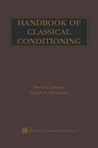 Cover image for Handbook of Classical Conditioning