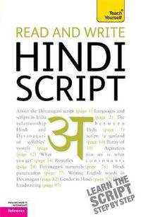 Cover image for Read and write Hindi script: Teach Yourself