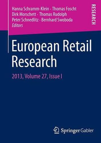 European Retail Research: 2013, Volume 27, Issue I