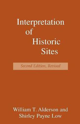 Cover image for Interpretation of Historic Sites