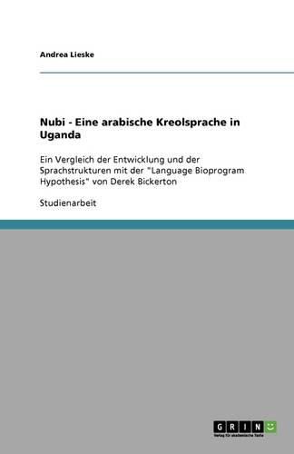 Cover image for Nubi - Eine arabische Kreolsprache in Uganda