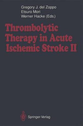 Cover image for Thrombolytic Therapy in Acute Ischemic Stroke II