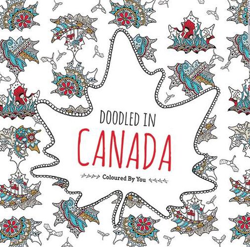 Cover image for Doodled in Canada: Educational Colouring Book