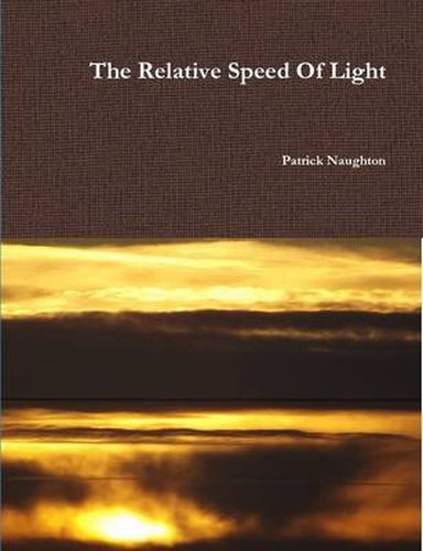 The Relative Speed of Light