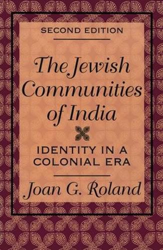 Cover image for Jewish Communities of India: Identity in a Colonial Era