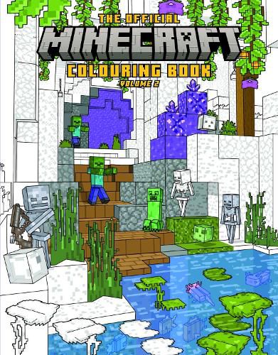 Cover image for The Official Minecraft Colouring Book, Volume 2