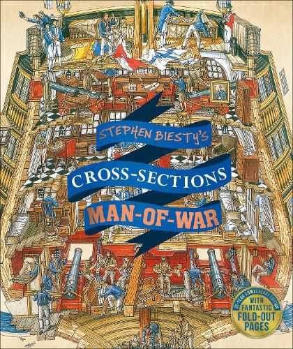 Cover image for Stephen Biesty's Cross-Sections Man-of-War