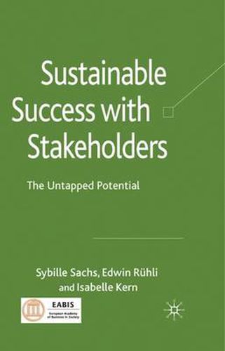 Cover image for Sustainable Success with Stakeholders: The Untapped Potential