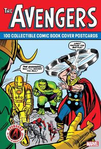 Cover image for Avengers: 100 Collectible Comic Book Cover Postcards