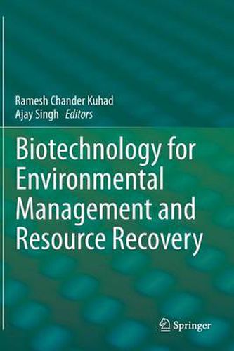 Cover image for Biotechnology for Environmental Management and  Resource Recovery