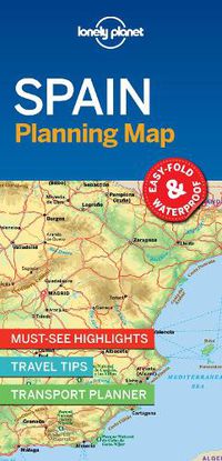 Cover image for Lonely Planet Spain Planning Map
