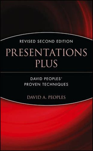 Cover image for Presentations Plus: David Peoples' Proven Techniques