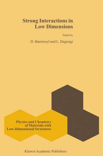 Cover image for Strong Interactions in Low Dimensions