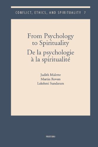 Cover image for From Psychology to Spirituality. De la psychologie a la spiritualite