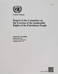 Cover image for Report of the Committee on the Exercise of the Inalienable Rights of the Palestinian People