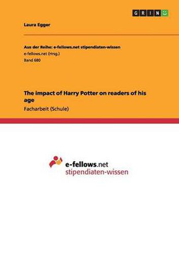 Cover image for The impact of Harry Potter on readers of his age