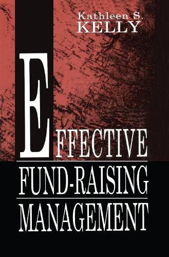 Cover image for Effective Fund-Raising Management