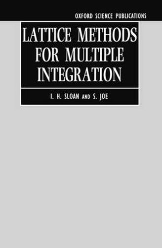 Cover image for Lattice Methods for Multiple Integration