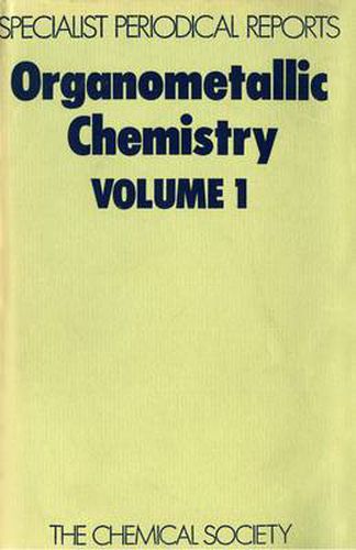 Cover image for Organometallic Chemistry: Volume 1