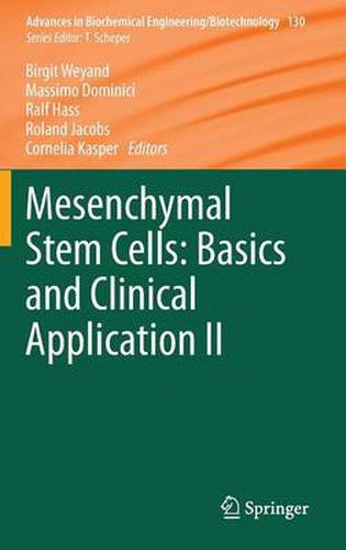 Cover image for Mesenchymal Stem Cells -  Basics and Clinical Application II