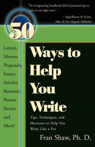 Cover image for 50 Ways to Help You Write