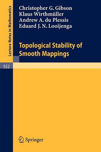 Cover image for Topological Stability of Smooth Mappings