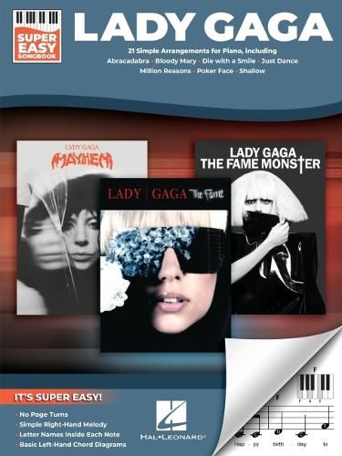 Cover image for Lady Gaga - Super Easy Songbook