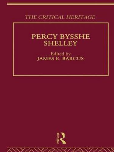 Cover image for Percy Bysshe Shelley: The Critical Heritage