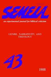 Cover image for Semeia 43: Genre, Narrativity, and Theology